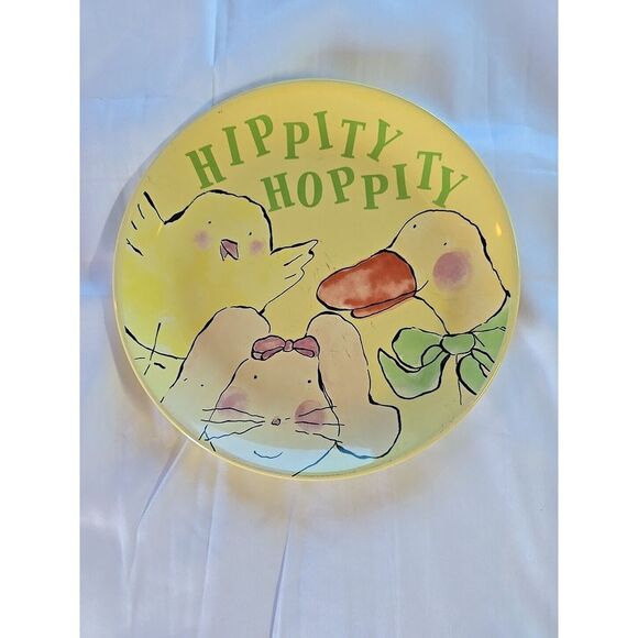 Vintageg Rosanna Chick Bunny And Duck  8 Inch Plate  In Perfect Condition - Picture 1 of 7